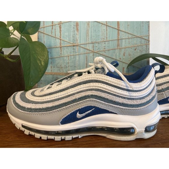 Nike Air Max 97 OG Gray and Blue DQO132-991 Women’s US Size 8 EUR 39 - Picture 6 of 15